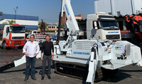 Mini-grue araignée sur chenilles 1t 2t 3t 5t 8t 10t 12t, ventouse de levage de verre, plateforme de travail aérienne pour vitrage CE