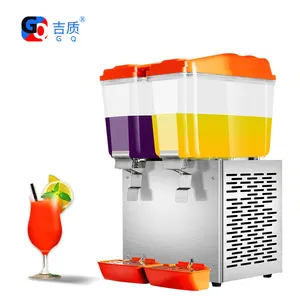 Dispensador elétrico de suco de frutas, dispensador de bebidas elétrico quente e frio, GQ-JD216 comercial