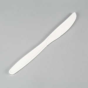 Juego de Cubiertos <span class=keywords><strong>Desechables</strong></span> Biodegradables y Ecológicos de PLA, Cuchara, Tenedor y Cuchillo, en Oferta - Product Image 5