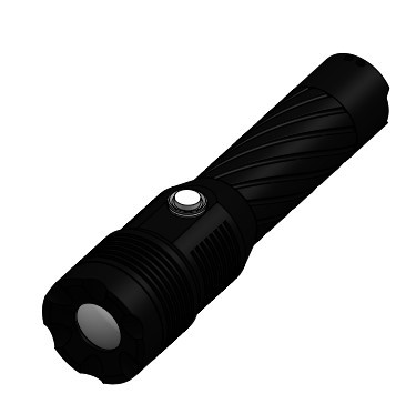 Laser Torch Light USB Rechargeable White Yellow Flashlight for Camping Hiking Outdoor Adventure Nighttime Lighting