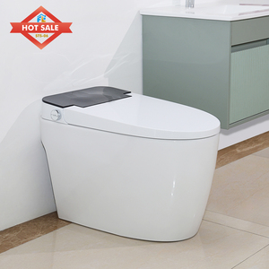 WC Intelligente Monoblocco da Bagno con Design Moderno, Sedile Riscaldato, Telecomando Incluso, Scarico a S e Montaggio a Pavimento - Product Image 1