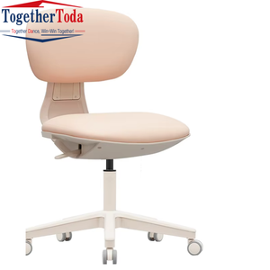 Chaise de bureau pivotante réglable en hauteur, petite et confortable, idéale pour les appartements de petite taille, avec roulettes, très vendue - Product Image 2