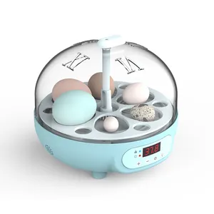 Incubadora de huevos de seguridad, Material ABS, para aves, Pollos y Aves de corral, 6 unidades