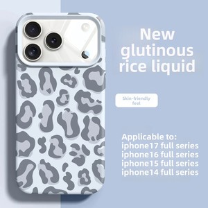 Custodia Morbida Anti-Caduta con Fantasia Leopardata Nera Dolce <span class=keywords><strong>e</strong></span> Cool per <span class=keywords><strong>iPhone</strong></span> 17 Air 16 15 14 13 Plus 12 <span class=keywords><strong>11</strong></span> <span class=keywords><strong>Pro</strong></span> <span class=keywords><strong>Max</strong></span> - Product Image 2