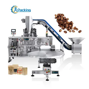 Automatic Multihead Weigher Zipper Bag Coffee Bean Packaging Machine Ground Instant Coffee Doypack Filling Machine