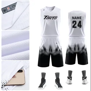 Custom Reversible Sublimation Basketball Uniforms Uniform Set