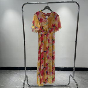 Nouvelle Collection : Robes de Soirée Confortables et Respirantes en Chiffon Imprimé de Dubaï pour Femmes – Tailles Variées, Modèle Tendance - Product Image 4