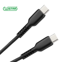 Câble USB4.0 de haute qualité WISTAR, vente en gros, vidéo USB-C PD 240W, charge rapide, câble de transfert de type C pour ordinateur portable