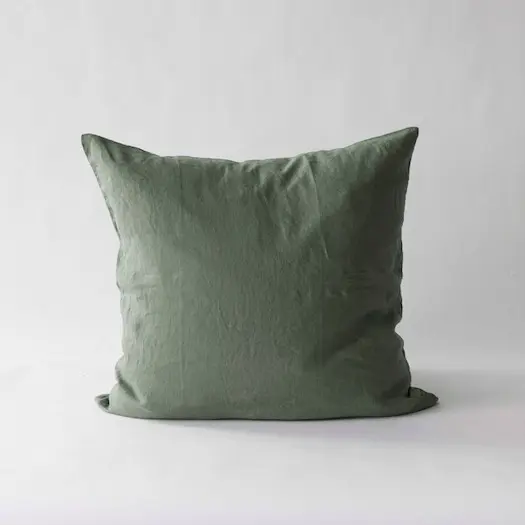 Khaki amazon furniture solid color linen pillowcase 45*45CM customized high quality cushion cover