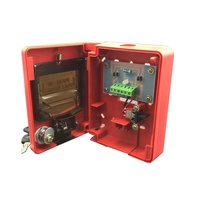 Accessoire de système d'alarme incendie manuel conventionnel, station de tirage d'alarme incendie intelligente pour la maison, en ABS