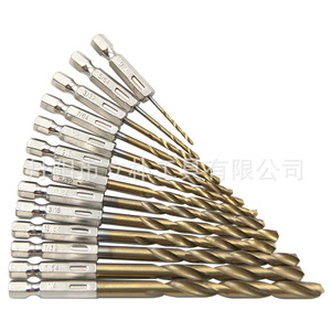Imperial Hex Shank Twist Drill Bits 1/16-1/4 In TiCN Coated For Nonferrous Metals - Product Image 1