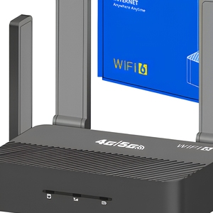 Routeur CPE <span class=keywords><strong>WiFi</strong></span> 6 4G LTE débloqué avec emplacement pour carte <span class=keywords><strong>SIM</strong></span>, modem sans fil 150 Mbps B1/B3/B5/B7/B8/B20, point d'accès intelligent pour la maison et les voyages - Product Image 2