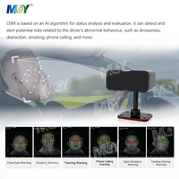 Système de caméra de sécurité pour flotte MCY AI 4G GPS MDVR 1080P DMS avec surveillance du conducteur et alerte de fatigue pour camion, bus, fourgonnette