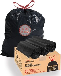 Kantong sampah dapur tinggi plastik PE kantung sampah 13 galon PE <span class=keywords><strong>Poly</strong></span> tugas berat tidak beraroma dapat <span class=keywords><strong>Liner</strong></span> menolak kantong sampah - Product Image 6