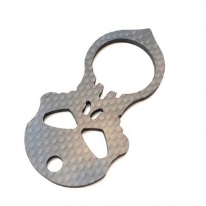 Abridor de Botellas de Fibra de Carbono de Diseño Personalizado, Corte Láser CNC, Placa de Fibra de Carbono OEM ODM - Product Image 5