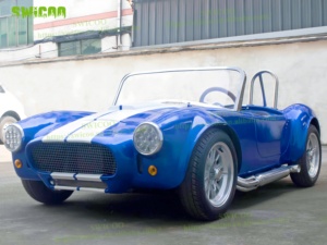 Voiture miniature Shelby Cobra classique à essence, <span class=keywords><strong>mini</strong></span> hot rod 150cc refroidie par eau, voitures vintage pour adultes et enfants - Product Image 2
