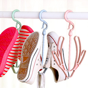 Double-hook shoe <b>drying</b> <b>rack</b>, plastic 360 rotating hook shoe storage <b>rack</b>, outdoor balcony shoe <b>drying</b> <b>rack</b>. - Product Image 1