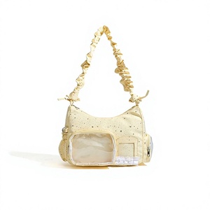 Bolso Bandolera Galaxy de Gran Capacidad, Estilo Japonés, con Panel Transparente, Correa de Hombro Individual y Cierre de Cremallera - Product Image 1