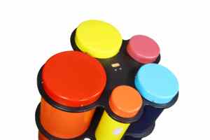 学校の遊び場や屋外での使用に適した幼稚園児用のプロ仕様スチールドラム楽器セット - Product Image 5