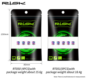 RISK temel bisiklet parçaları 6.5mm titanyum alaşım tek disk vida küçük tekerlek bisiklet disk sabitleme kilidi dağ XT çelik - Product Image 6