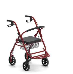 2024 mejor venta nuevo plegable de cuatro ruedas con almohadilla de cesta rehabilitación Andador de bebé multifuncional y andador para ancianos - Product Image 2