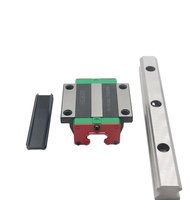 Rail de guidage linéaire HIWIN HGH, longueur personnalisée, avec bloc à bride, patin de guidage à rouleaux pour élévateur, roulement de mouvement haute précision, long
