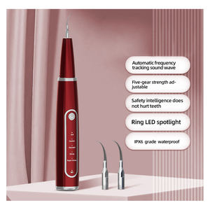 पट्टिका के लिए कुत्ते के दांत ब्रश किट और आईपी 6 जलरोधी कुत्ते दांतों की सफाई किट इलेक्ट्रिक पालतू जानवर साफ - Product Image 6