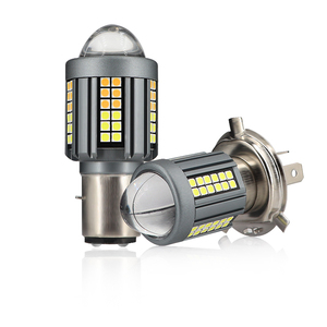 Foco Pequeño para Motocicleta, 60 Luces, 3030H4, Lente para Vehículo Eléctrico, Foco LED de Doble Color, Bombilla LED Ba20D <span class=keywords><strong>H6</strong></span> - Product Image 2