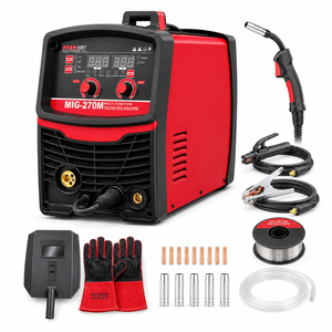 Soudeuse <span class=keywords><strong>TIG</strong></span> à impulsions Mig270m en aluminium, quatre-en-un, onduleur IGBT, machine à souder <span class=keywords><strong>sans</strong></span> <span class=keywords><strong>gaz</strong></span>, usage industriel intensif - Product Image 1