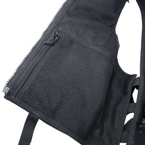 पुरुषों के लिए डबल सेफ होलसेल ब्लैक अन्य व्यक्तिगत रक्षा उपकरण लाइटवेट वेस्ट सॉफ्ट सेफ्टी मल्टी-फंक्शनल टैक्टिकल वेस्ट - Product Image 4