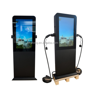Chargeur de <span class=keywords><strong>voiture</strong></span> à usage commercial, station de recharge rapide, borne de recharge pour véhicules à énergie nouvelle avec écran publicitaire 14kW 22kW 44kW - Product Image 2