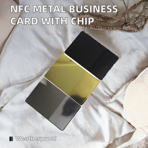 13.56Mhz, biglietto da visita in metallo opaco nero, - Product Image 3