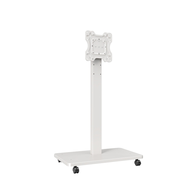 Adjustable Mobile Floor TV Stand 10''-42'' Inch Monitors Commercial Use Swivel TV Trolley Carts Stand