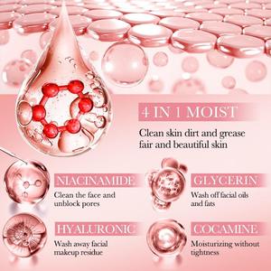 Nuevo limpiador facial de aminoácidos suave e hidratante aclarante antioxidante limpiador facial orgánico de limpieza profunda - Product Image 4