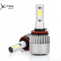 Auto Cars 9005 9006 h7 h11 S2 36W 8000LM voiture led phare prix de gros auto phare led ampoule pour voitures h4