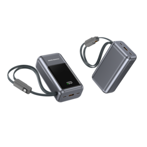 Banco de energía de alta capacidad de 10000mAh y 22.5W con cable integrado para portátil - Product Image 6