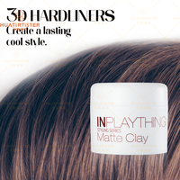 RTS Huati Sifuli INPLAYTHING Pâte mate naturelle sans résidu Tenue forte Cheveux Cire à base d'eau Pommade Mens Cheveux Argile Mat Boue