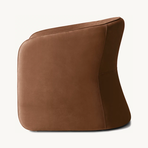 Sassanid OEM Design sculptural norvégien moderne Ameublement de salon de luxe Chaise pivotante en cuir de qualité supérieure Gia - Product Image 3