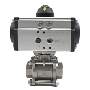 JTAIV - Válvula de Bola de 4 Pulgadas, Tres Piezas, Rosca Bidireccional, Modelo Q611F-16P, Personalizada por el Fabricante OEM - Product Image 1
