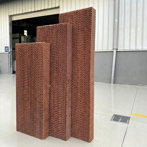 Almohadilla de Enfriamiento Evaporativa de Celulosa Polimérica Negra HME de Alta Eficiencia Energética, 1500x600x150mm, para Talleres Industriales, Entrega Rápida - Product Image 1