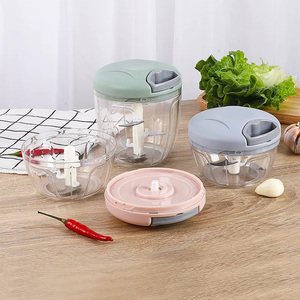 Tragbarer Manueller Mini-Zerkleinerer mit Zugschnur für Knoblauch, Zwiebeln, Obst und Gemüse - Product Image 5