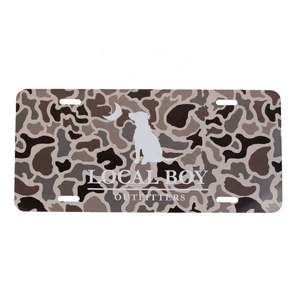 Plaque d'immatriculation de voiture vintage en fer blanc personnalisée par le fabricant, plaque métallique décorative - Product Image 2