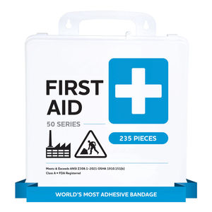 Ori-power ANSI 2021 A + 応急処置キット50人用金属ケース職場医療緊急用 - Product Image 2