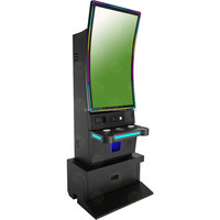 Mesin Video Game logam Monitor LED lengkung/datar 43 "dengan mainan api dalam persediaan