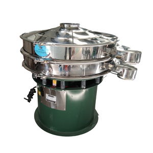 เครื่องกรองแบบสั่นสะเทือนหมุนได้ ทำจากสแตนเลส ใช้มอเตอร์ 380V สำหรับอุตสาหกรรมอาหาร เครื่องร่อนแป้ง ผงแป้ง ตัวกรอง - Product Image 1