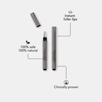 Stylo volumateur pour les lèvres naturel et végétalien de haute qualité 10 ml – Gloss repulpant longue durée à l'acide hyaluronique, hydratant et raffermissant