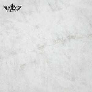 Goldtop 7018 Cristallo Extra PD Pierre Artificielle Blanc Quartz Imprimé Design Moderne Luxe Grande Dalle Polie Plan de Travail Hôtelier - Product Image 5