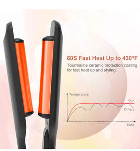 <span class=keywords><strong>Fer</strong></span> <span class=keywords><strong>à</strong></span> friser <span class=keywords><strong>professionnel</strong></span> <span class=keywords><strong>à</strong></span> grosses boucles ondulées naturelles <span class=keywords><strong>fer</strong></span> plat sirène de haute qualité avec lisseur logo personnalisé - Product Image 4