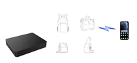 Localisateur de signal 4G/5G portable intelligent, intercepteur IMSI avec analyse des données, couverture de fonctionnement de 20 m