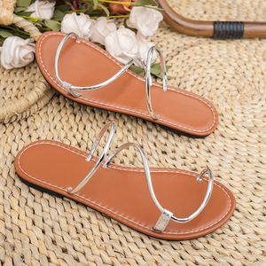 Sandalias Planas para Mujer con Diamantes Brillantes, Chanclas, Zapatos de Playa, Tallas Grandes 36-43, Precio Económico al por Mayor, Directo de Fábrica - Product Image 4